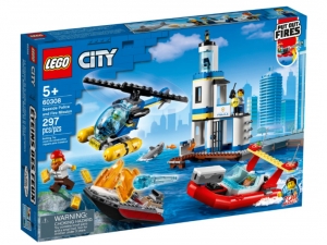 LEGO® City 60308 - Pobrežná policajná a hasičská misia